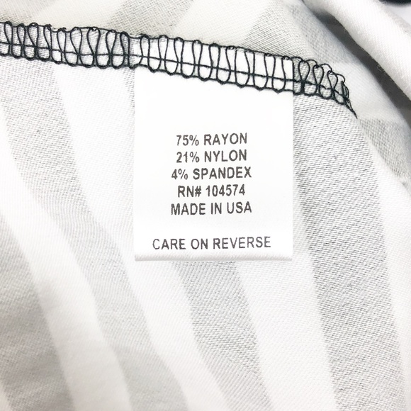 The Vanity Room | Black & White Striped Skirt | XL - Picture 8 of 8